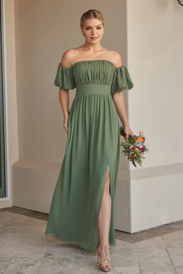bridesmaid dresses cleveland oh Ruelle A-Line Maxi Dress in Lilac main image 0
