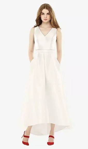 The Dessy Group Style #D723 #0 Ivory thumbnail