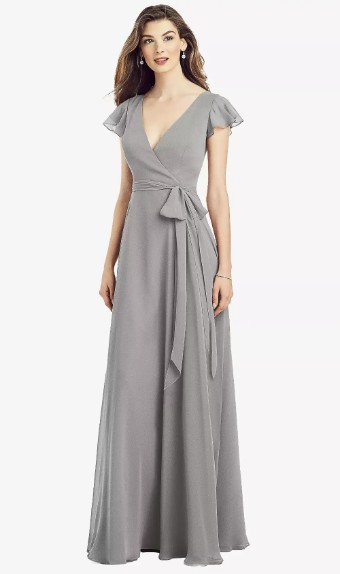 The Dessy Group Style #6817 #0 Chelsea Grey thumbnail