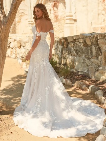 Maggie Sottero Frederique (Glitter Tulle 3) #1 Ivory Ivory/Misty Mauve thumbnail