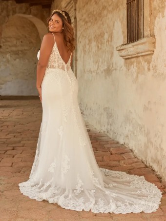 Maggie Sottero Sebastiane (Lined) (Sparkle Tulle 1) #1 Ivory Ivory/Blush thumbnail