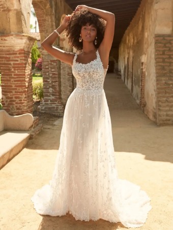 Maggie Sottero Mindel #0 Ivory/Misty Mauve thumbnail