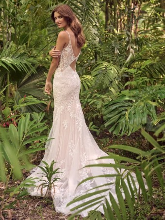 Maggie Sottero Sydney #1 Ivory/Silver Accent/Blush thumbnail
