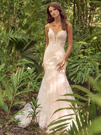 Maggie Sottero Sydney #0 Ivory/Silver Accent/Blush thumbnail