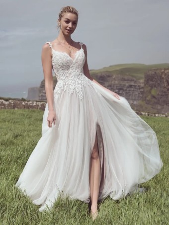 Rebecca Ingram Regina #0 Ivory/Blush thumbnail