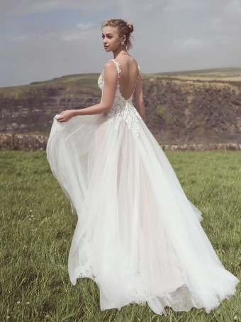 Rebecca Ingram Regina #1 Ivory/Blush thumbnail