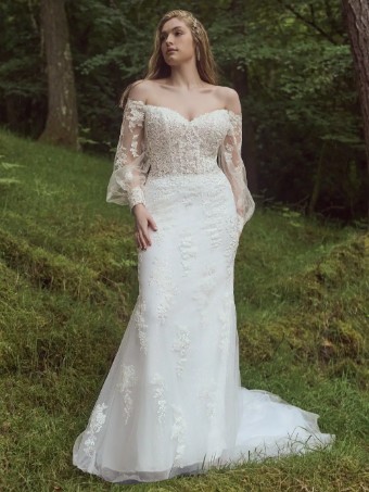 Rebecca Ingram Patricia #0 Ivory/Blush thumbnail